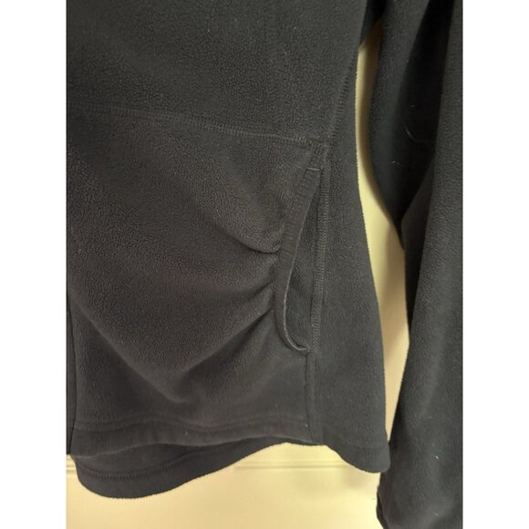 North Face Womens Jacket Medium Polartec Black Full Zip Fleece - Picture 8 of 9